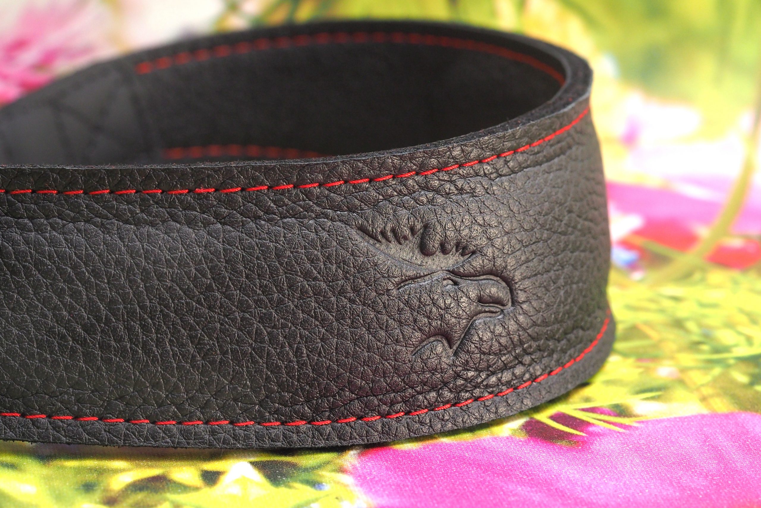 Edition 50 mm black stitching red - Image 6
